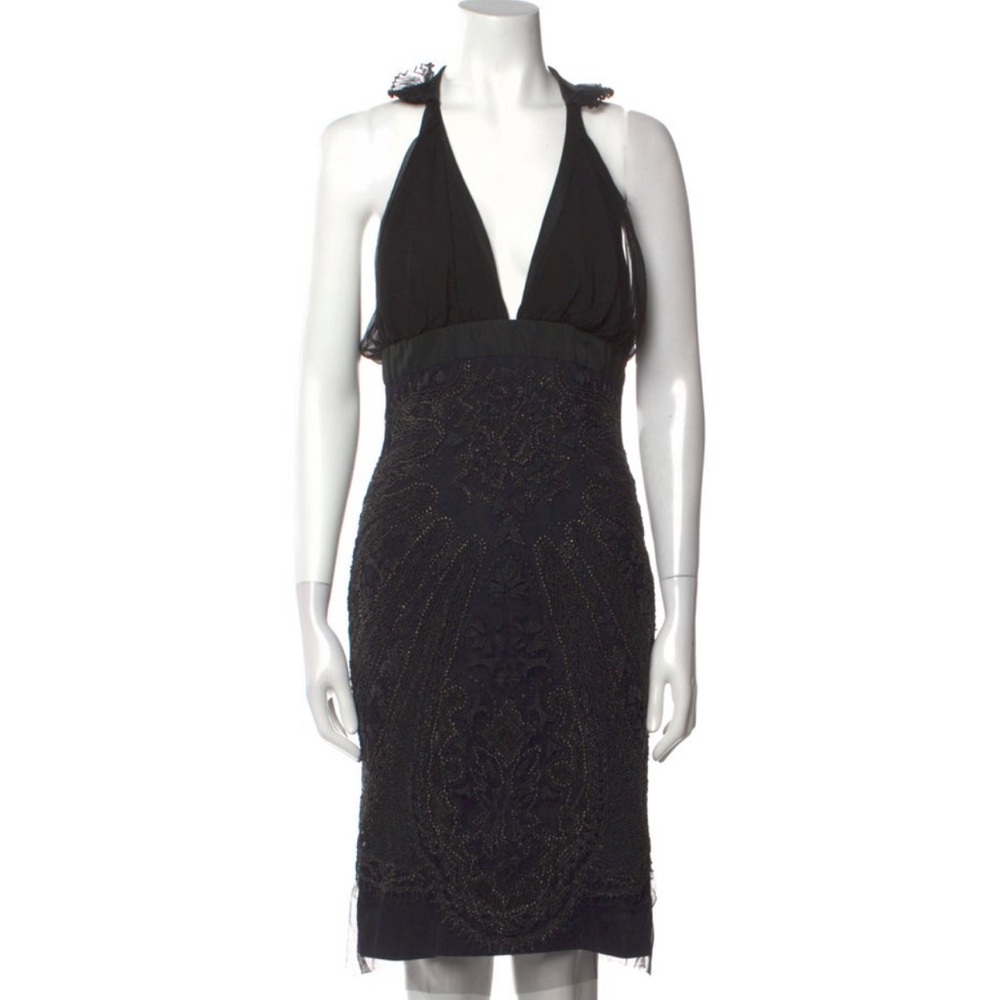 Gucci beaded silk dresss